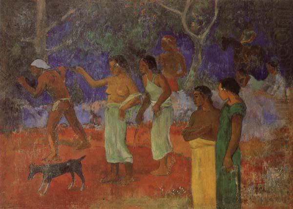 Paul Gauguin Scene from Tahitian Life china oil painting image